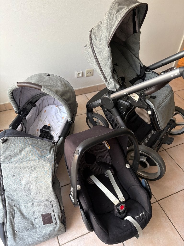 Lot poussette Mutsy Evo, Enfants & Bébés, Enlèvement, Utilisé, Poussette, Mutsy