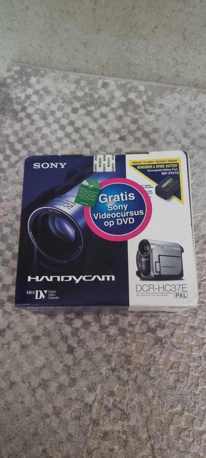 Sony handycam nieuw, Enlèvement