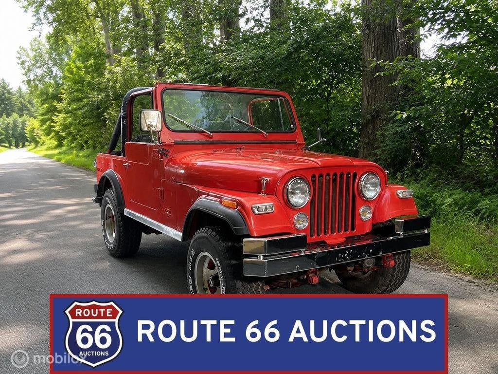 Jeep CJ-7 | 1978 | Route 66 Auctions, Autos, Jeep, Achat, Entreprise, Boîte manuelle