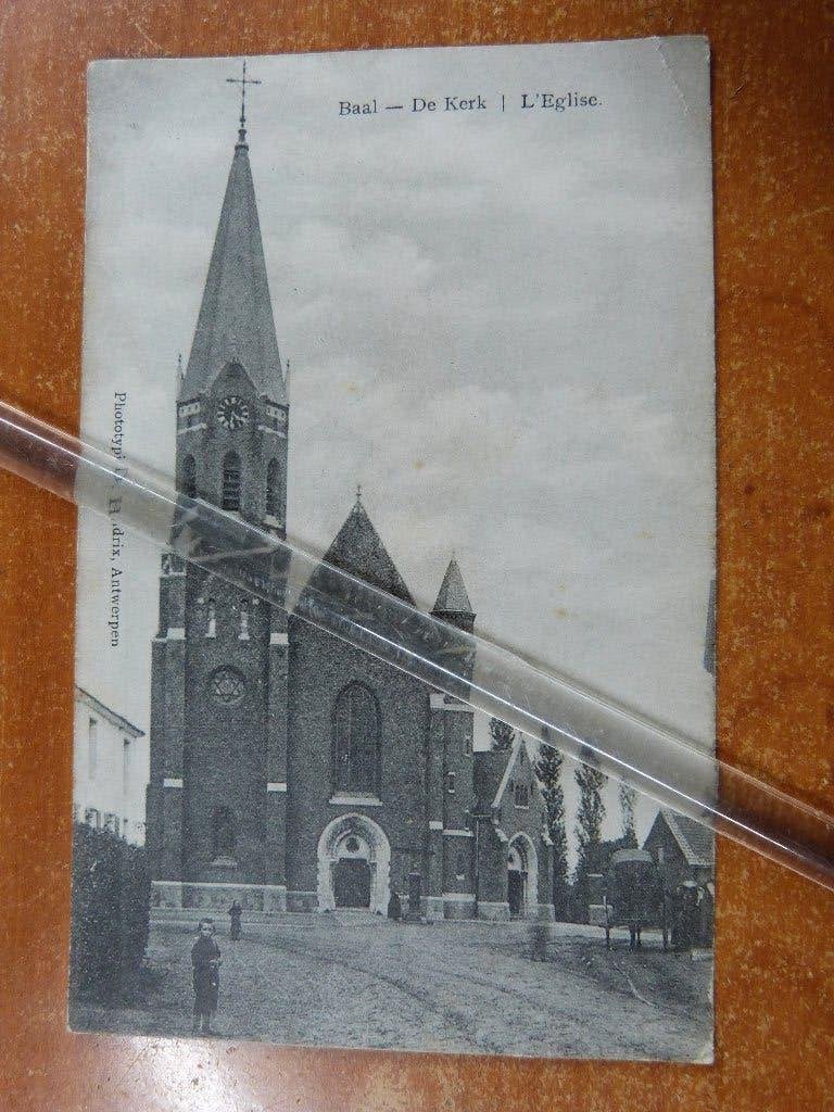 Baal Kerk, Envoi, Avant 1920, Non affranchie, Brabant Flamand