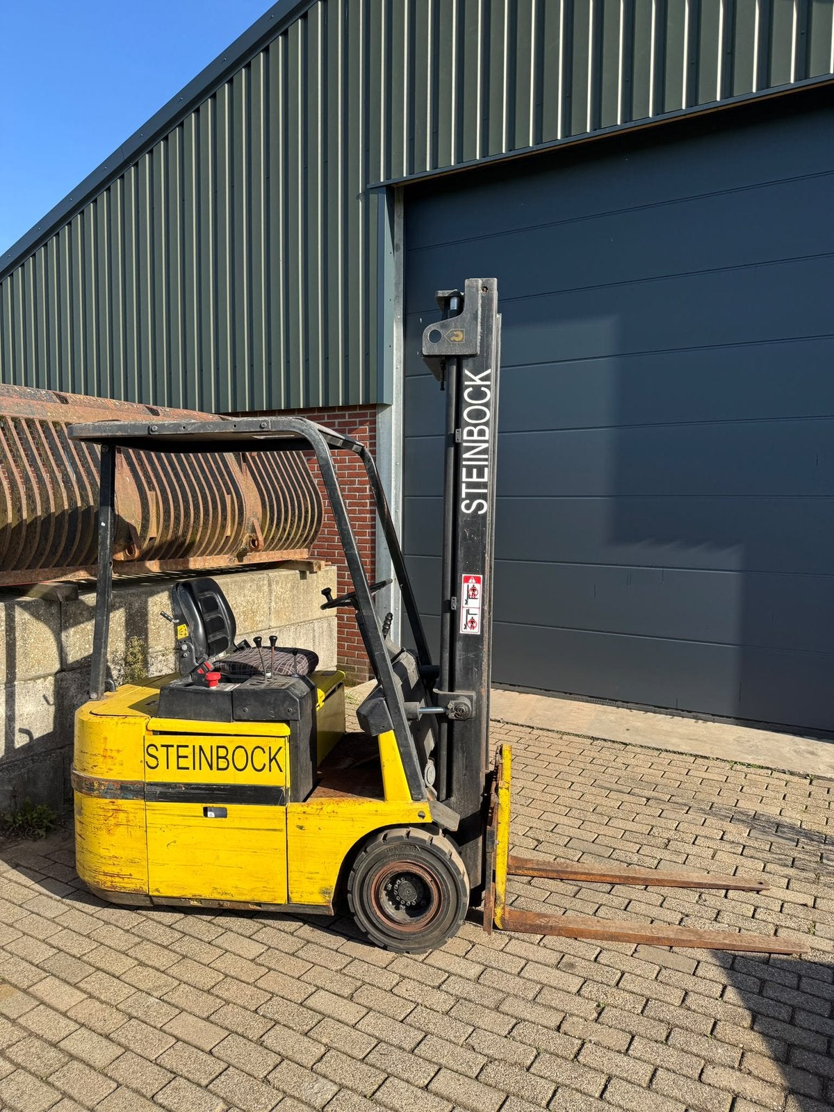 Steinbock Elektrische heftruck, freelift, sideshift, 1600Kg, Ophalen, Gebruikt