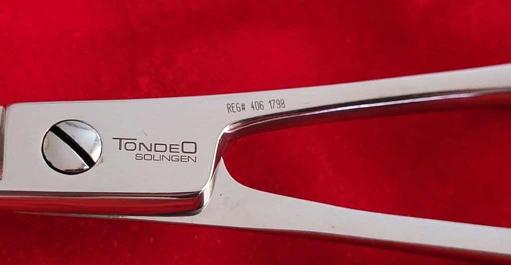 Tondeo Solingen professionele kappersschaar, Handtassen en Accessoires, Uiterlijk | Haarverzorging, Ophalen, Zo goed als nieuw