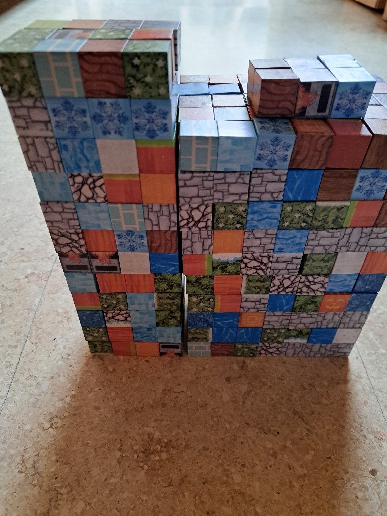 Mine craft blokken, Ophalen, Zo goed als nieuw