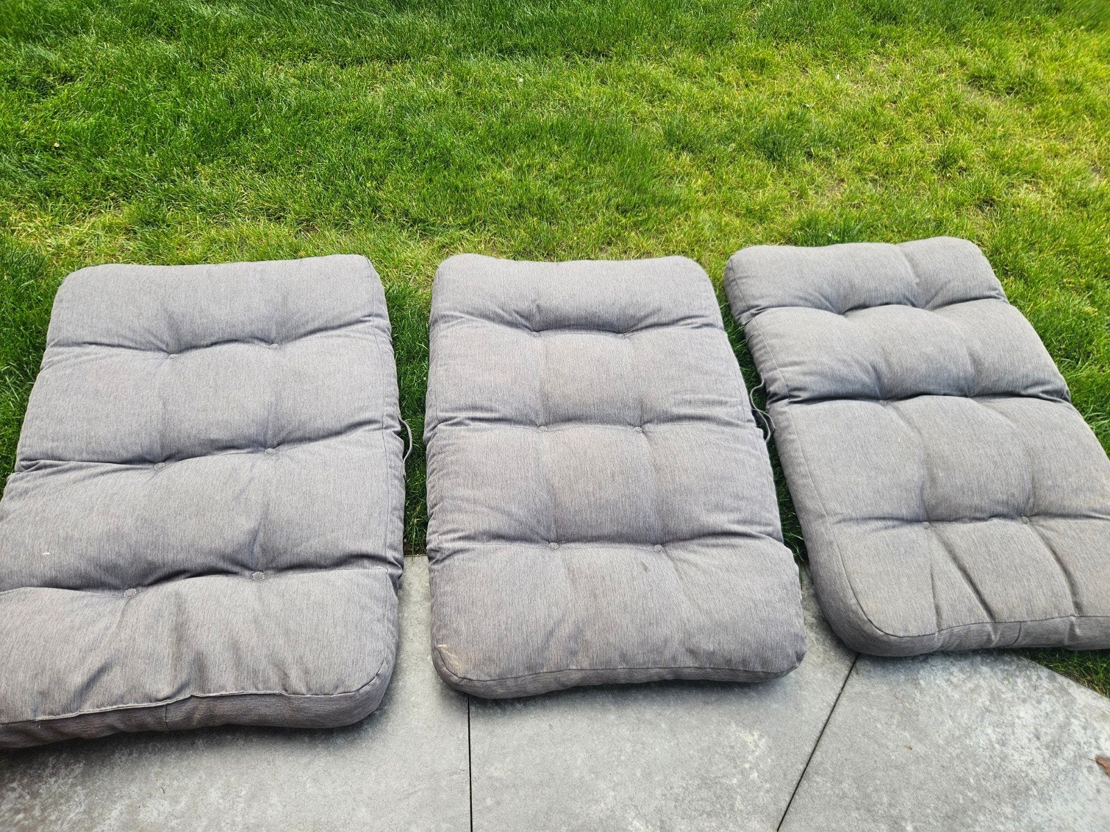 3 kussens voor palletbank / hondenkussens – €25, Tuin en Terras, Ophalen, Gebruikt