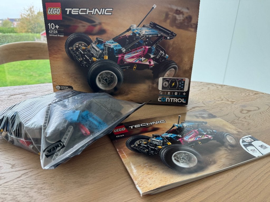 Lego Technic 42124 Off-Road Buggy, Ophalen, Inclusief instructies, Lego, Zo goed als nieuw