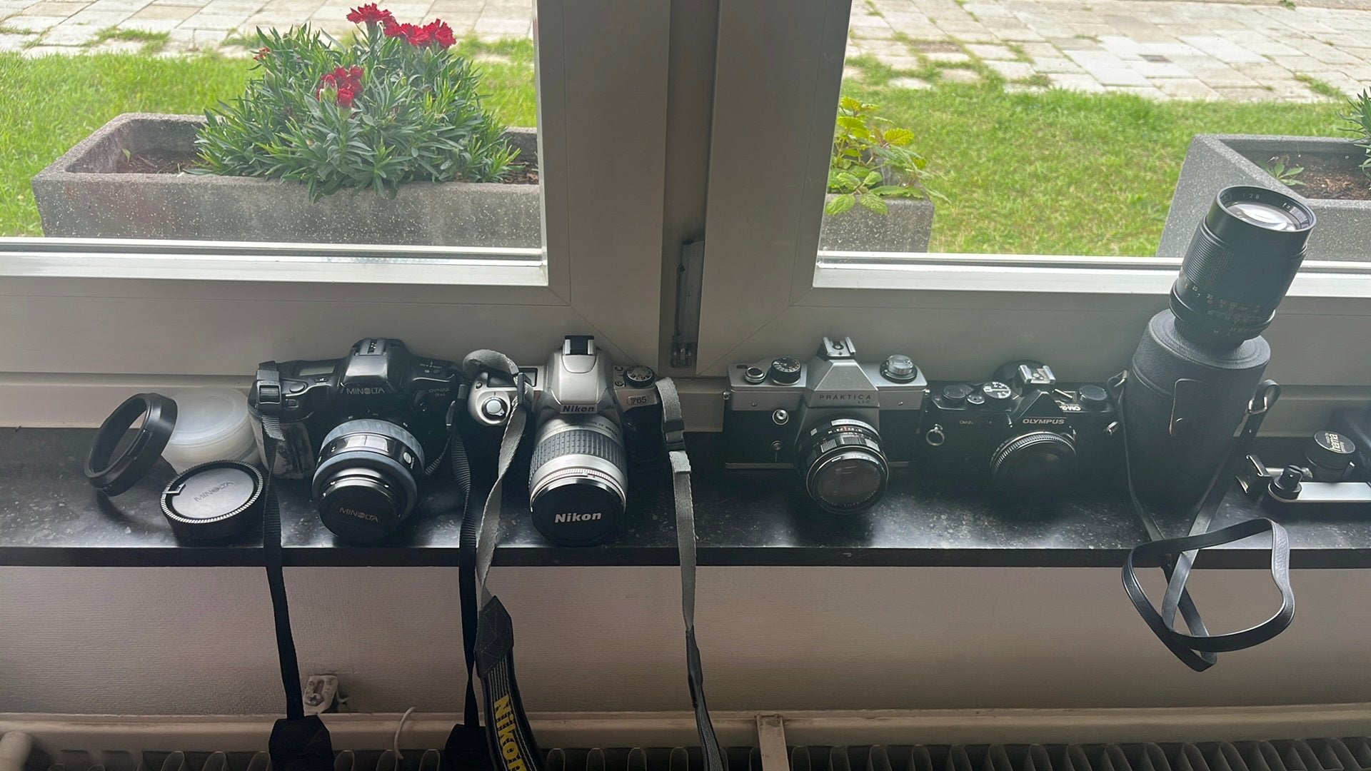 Alle 4 camera’s + tas, Ophalen of Verzenden, Zo goed als nieuw