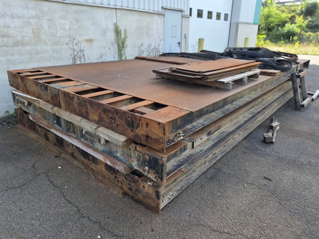 Weegbrug 60 ton, Ophalen