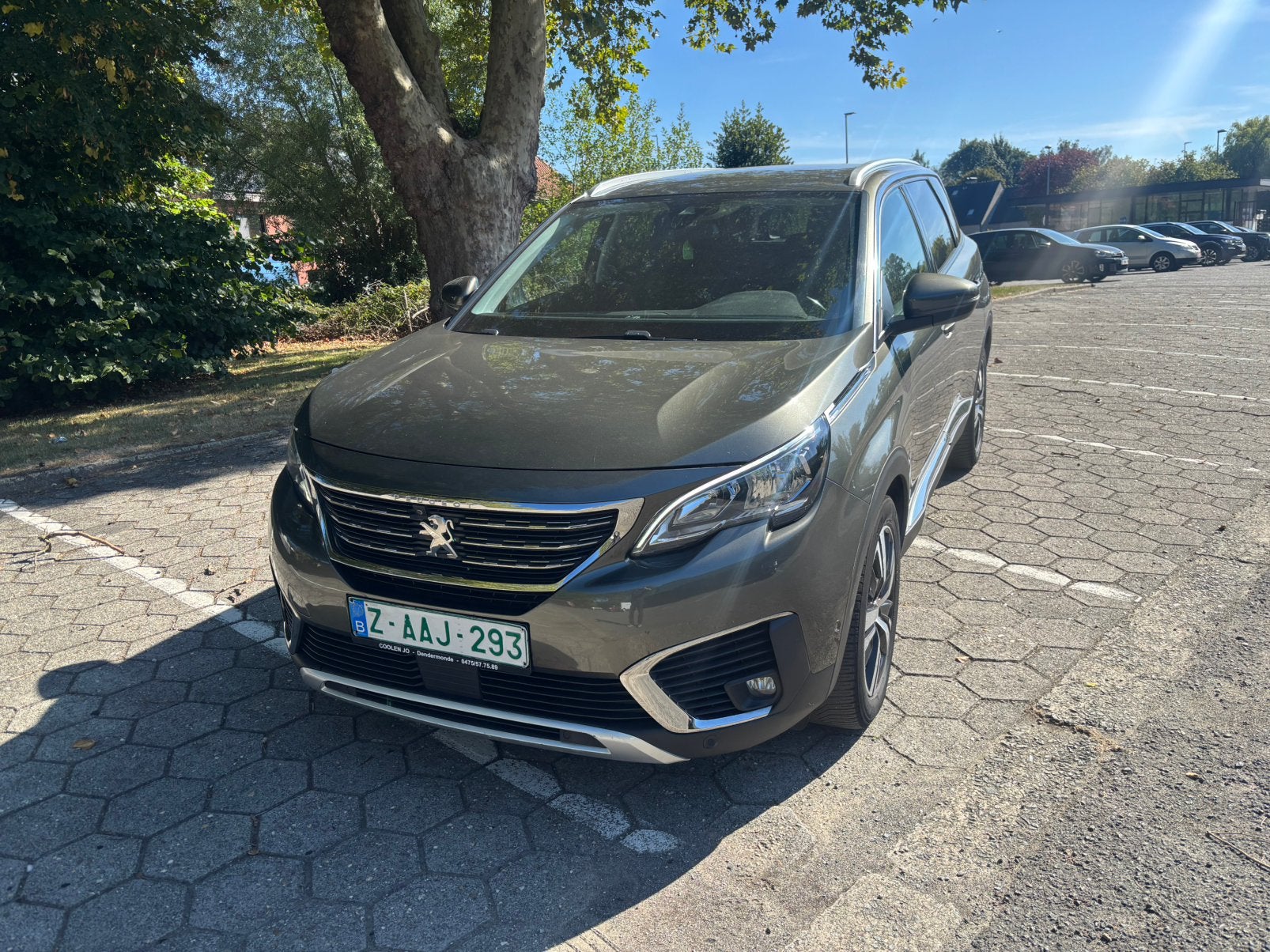 Prachtige Peugeot 5008 benzine AUTOMAAT 2018 met garantie., Argent ou Gris, Achat, Euro 6, Entreprise