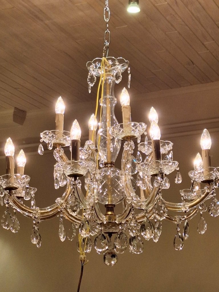 3 identieke lusters van deze 3 modellen, Maison & Meubles, Lampes | Lustres, Comme neuf, Enlèvement ou Envoi