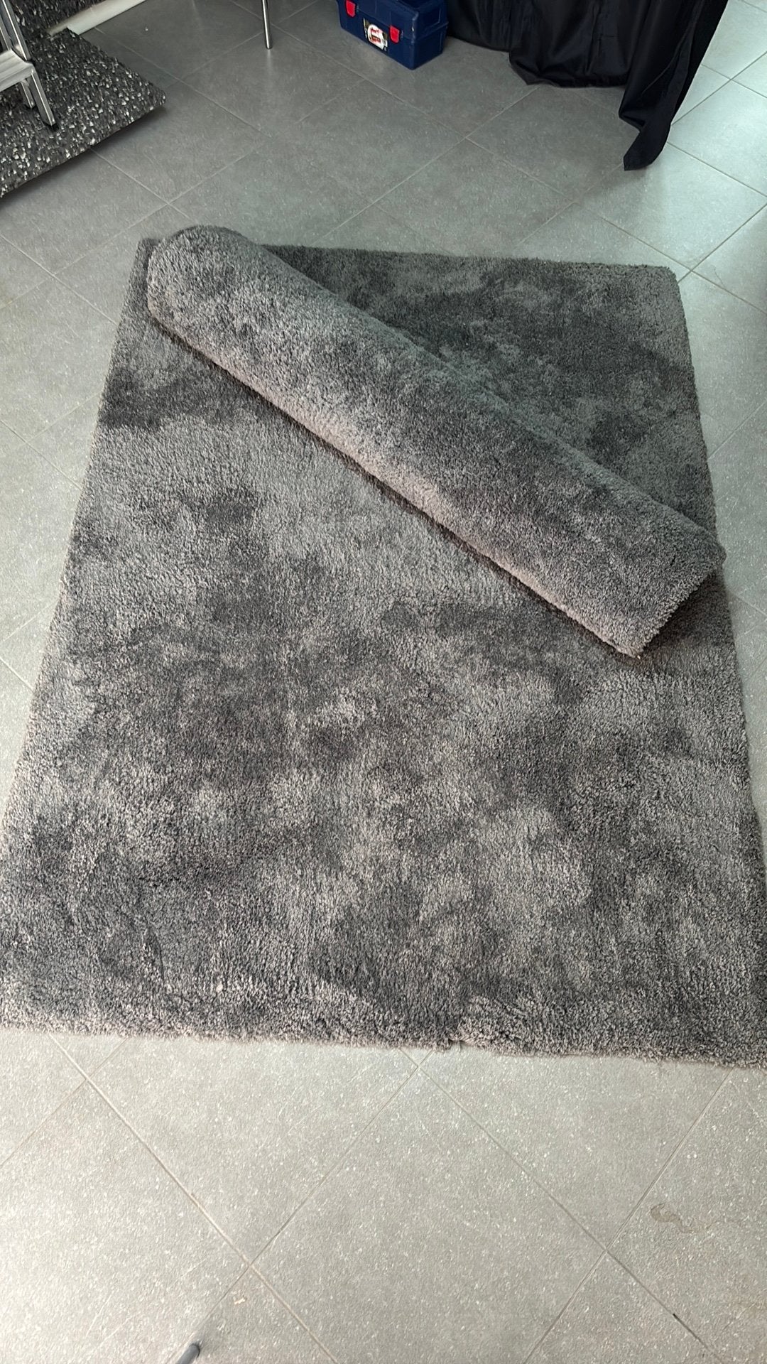 Grijze tapijten., Ophalen, 150 tot 200 cm, Grijs, Neutraal.
