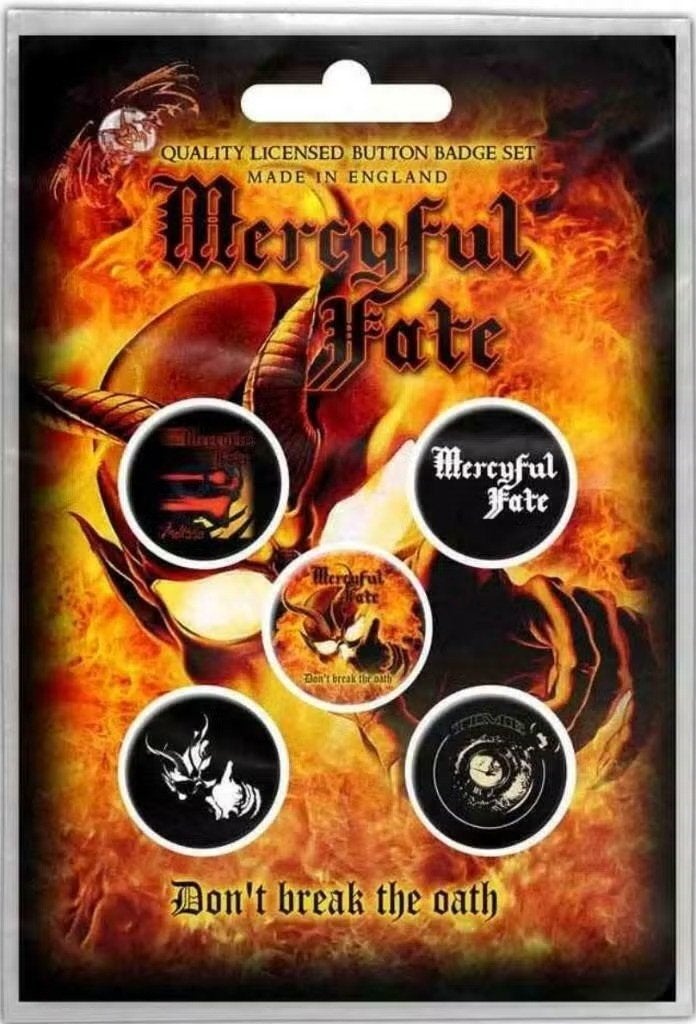 Mercyful Fate Button Don't Break The Oath officiële, Enlèvement ou Envoi, Neuf