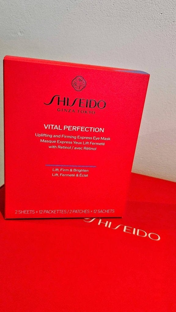 SHISEIDO VITAL PERFECTION EYE MASKS ( Nieuw ), Enlèvement ou Envoi, Neuf, Yeux, Soins