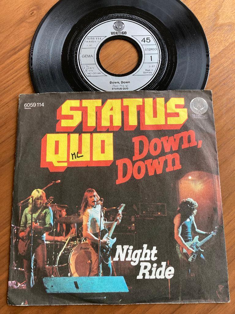 Status Quo – Down Down, Cd's en Dvd's, Vinyl Singles, Ophalen of Verzenden, Rock en Metal