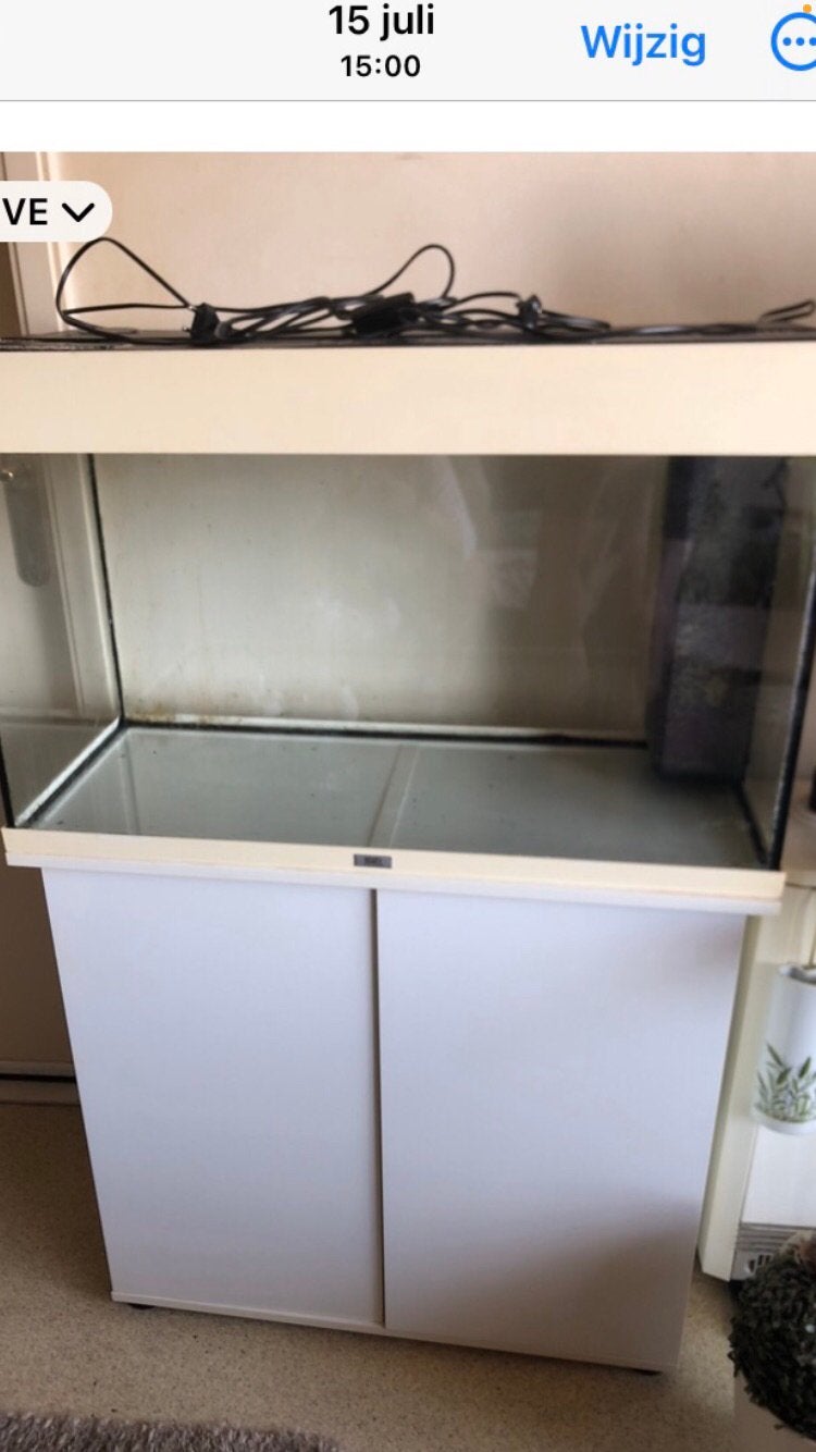 juwel aquarium met meubel en alle toebehoren, Dieren en Toebehoren, Ophalen, Zo goed als nieuw, Juwel, Inclusief deksel