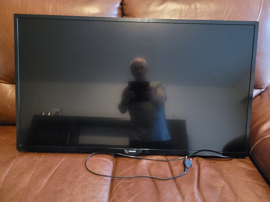 Zwarte Philips 39inch TV  model 39PHS4141/12 met muurbeugel, Audio, Tv en Foto, Televisies, Ophalen, Philips, LED, 50 Hz