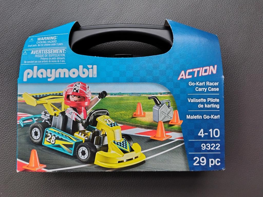 Playmobil Playset City Action Go Kart 9322 - NIEUW!, Ophalen of Verzenden, Nieuw, Complete set