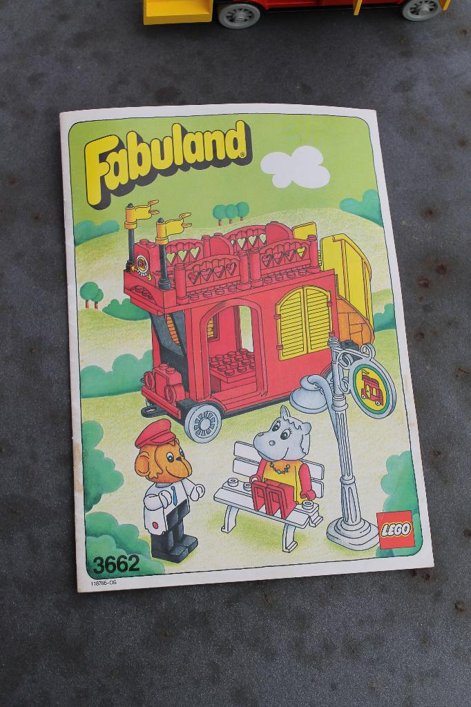 Lego 3662 Fabuland dubbeldekker Bus, Gebruikt, Lego, Ophalen of Verzenden, Compleet