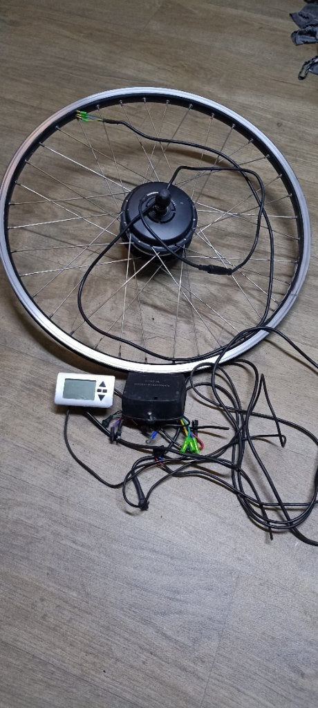 Roue électrique avant 26 pouces 36V écrans et contrôleur, Enlèvement, Comme neuf