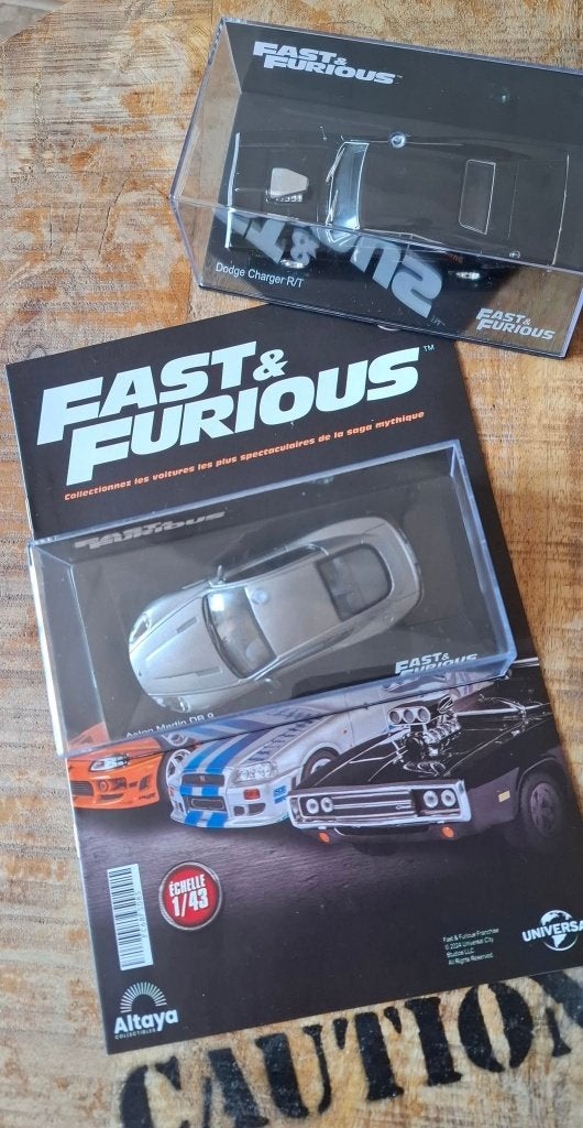 ASTON MARTIN DB9 2016 Fast & Furious 1/43 IXO U.H. Neuve+Bte, Ophalen of Verzenden, Nieuw, Auto, Universal Hobbies