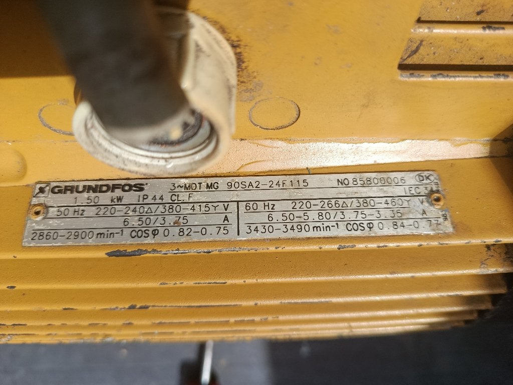 moteur électrique, Bricolage & Construction, Enlèvement, Utilisé, Moteur électrique, 1800 tpm ou plus