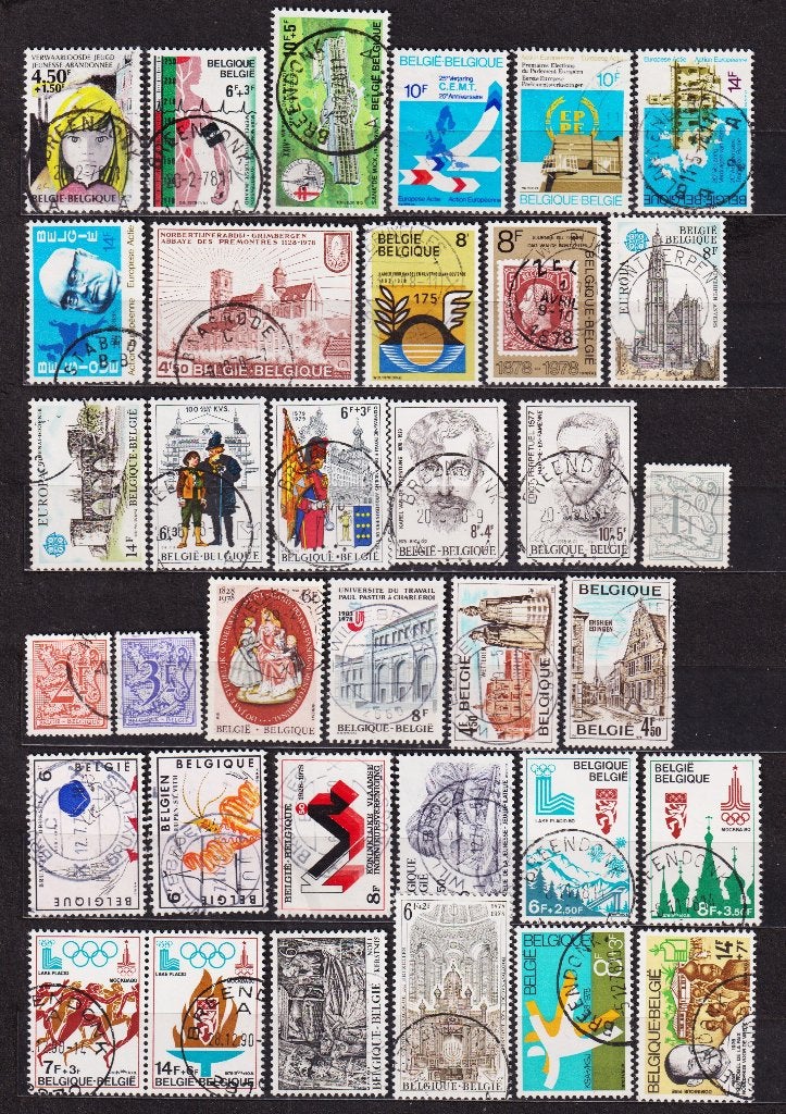 België 1978 volledig jaar gestempeld, Postzegels en Munten, Postzegels | Europa | België, Verzenden, Gestempeld, Gestempeld