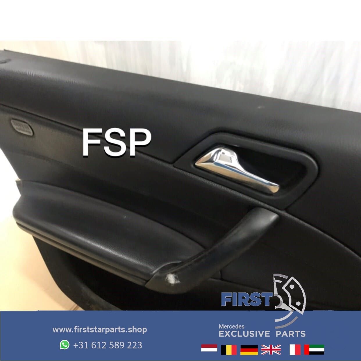 W203 DEURPANEEL Mercedes C KLASSE 2001-2007 DEUR PANEEL KAAR, Utilisé, -, -, Enlèvement ou Envoi