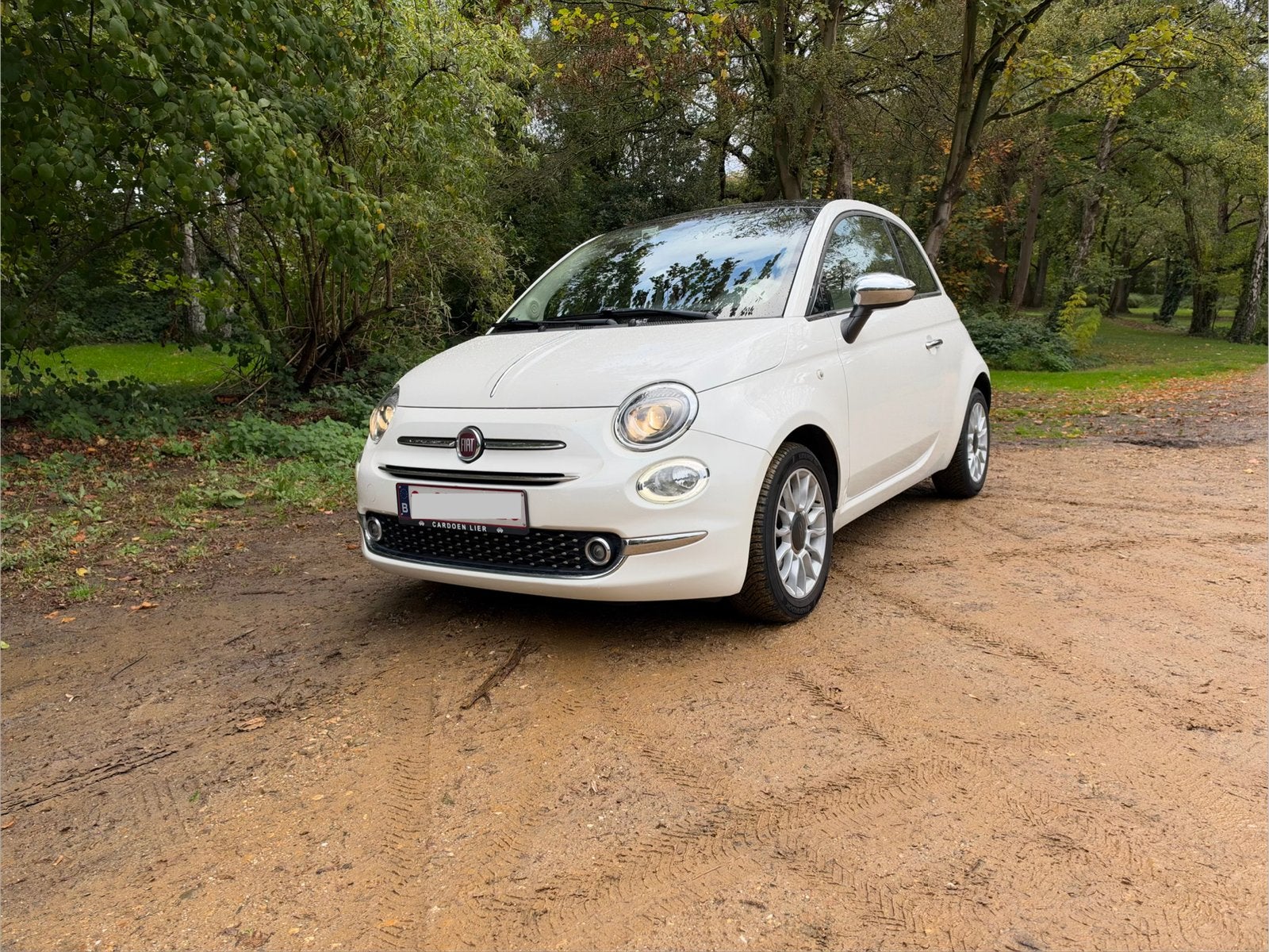 Fiat 500 1.2 Mirror 2018, Auto's, Beige, Handgeschakeld, Particulier, Airconditioning