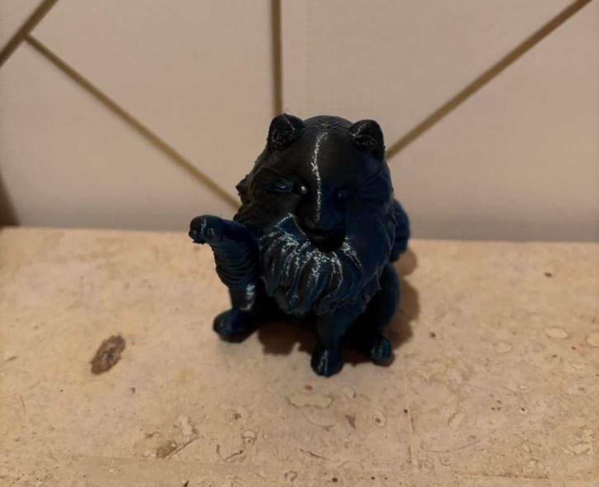 Pomeranian beeldje, Enlèvement, Comme neuf