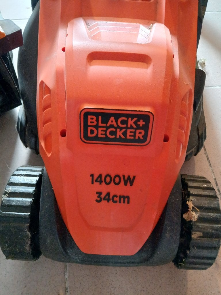 Grasmachine black & decker, Tuin en Terras, Ophalen, Gebruikt, Elektrische grasmaaier, Opvangbak