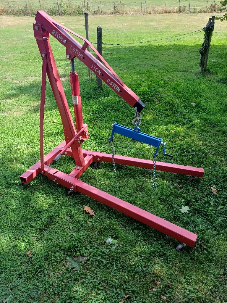 Palan gyrafe levage moteur atelier 2 tonnes, Enlèvement, Utilisé