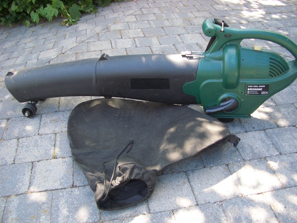 aspirateur-souffleur de jardin, 2000W , 6 niveaux, Tuin en Terras, Bladblazers, Gebruikt, Ruggedragen, Met opvangzak, Elektrisch