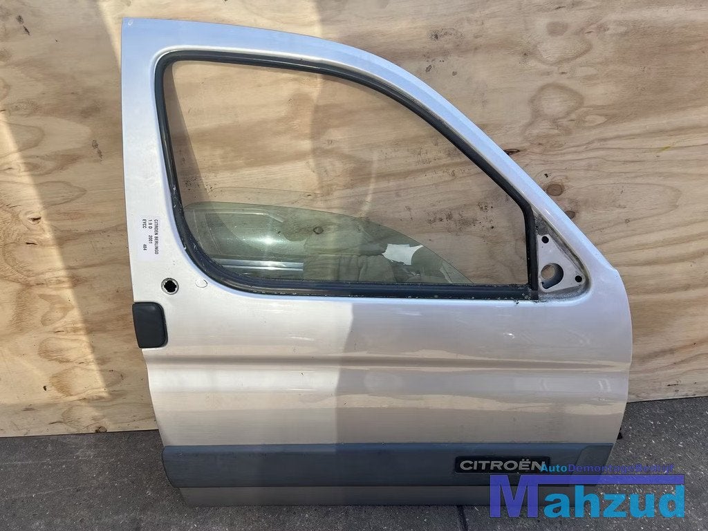 CITROEN BERLINGO zilver EYCC Rechts voor deur 1997-2007, Citroën, Stellantis N.V., Utilisé, Droite