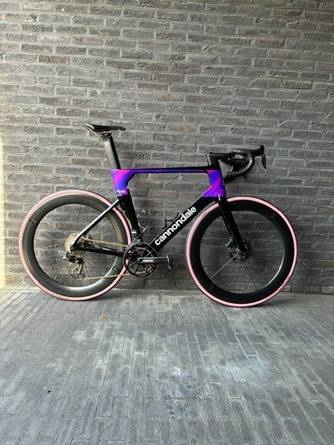 Racefiets Cannondale, Gebruikt, 57 tot 61 cm, Meer dan 20 versnellingen, Schijfrem