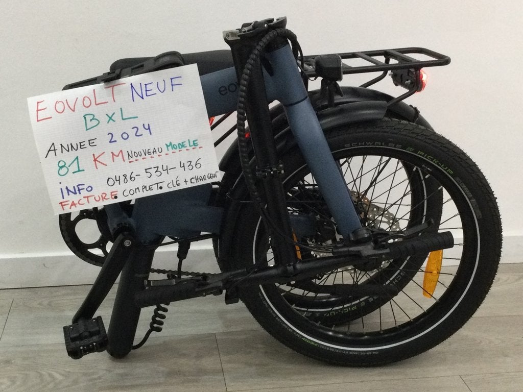 Eovolt Année 2024 ——— 81 Km a Bxl, Neuf, Autres marques, 50 km par batterie ou plus, 59 cm ou plus
