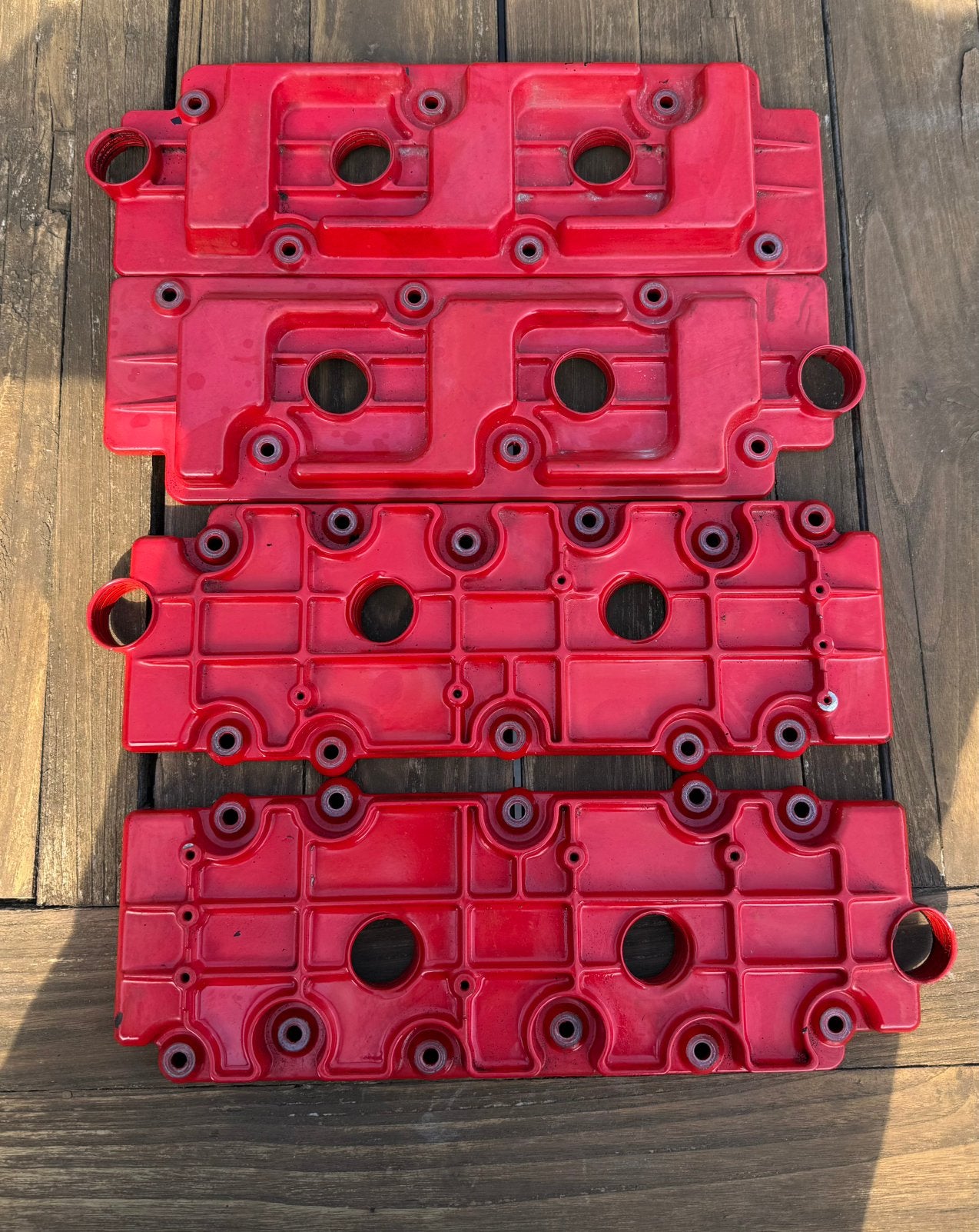 4 oem kleppendeksels porsche 964, Ophalen of Verzenden