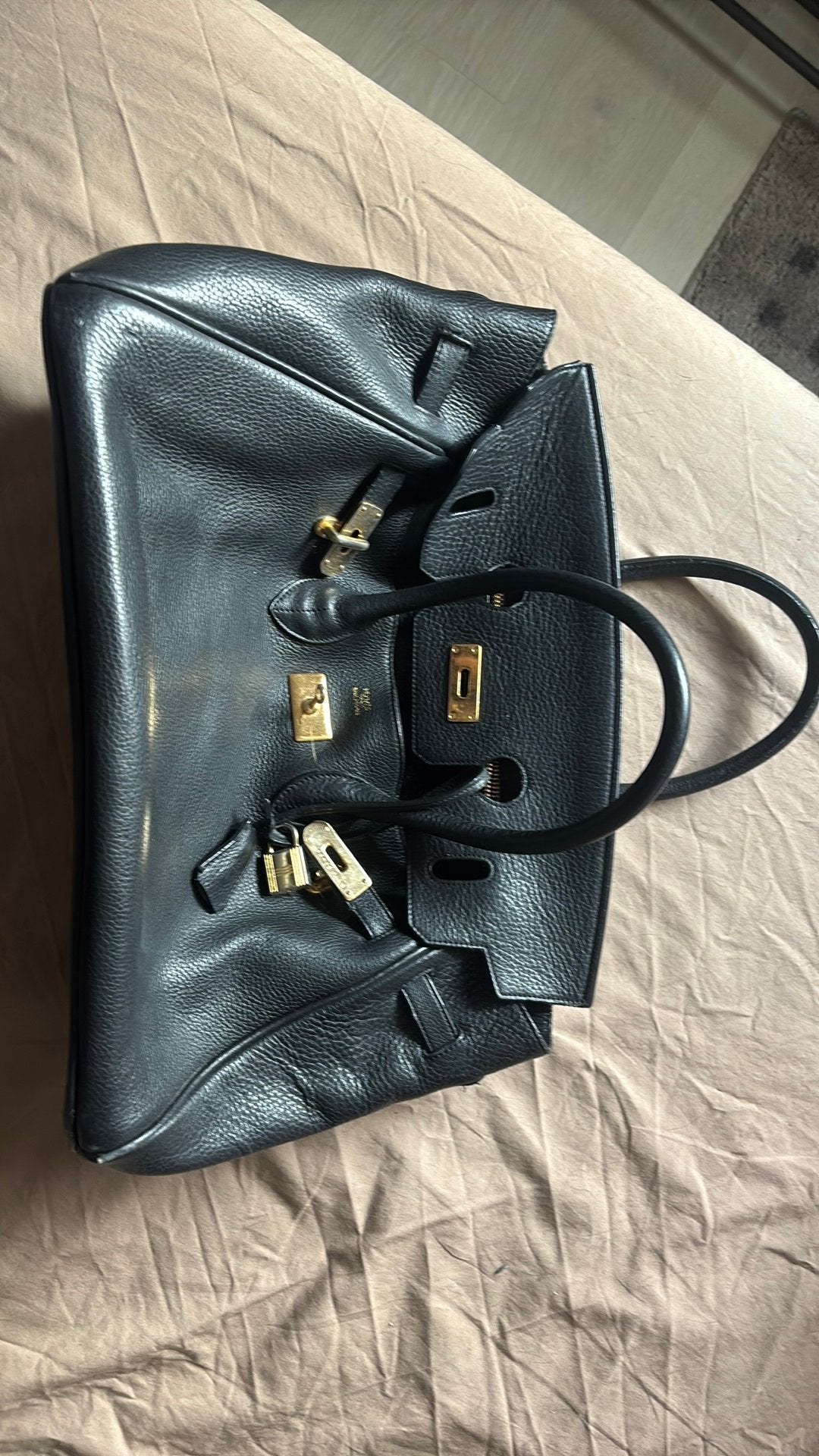 Ledere tas, Handtassen en Accessoires, Ophalen of Verzenden