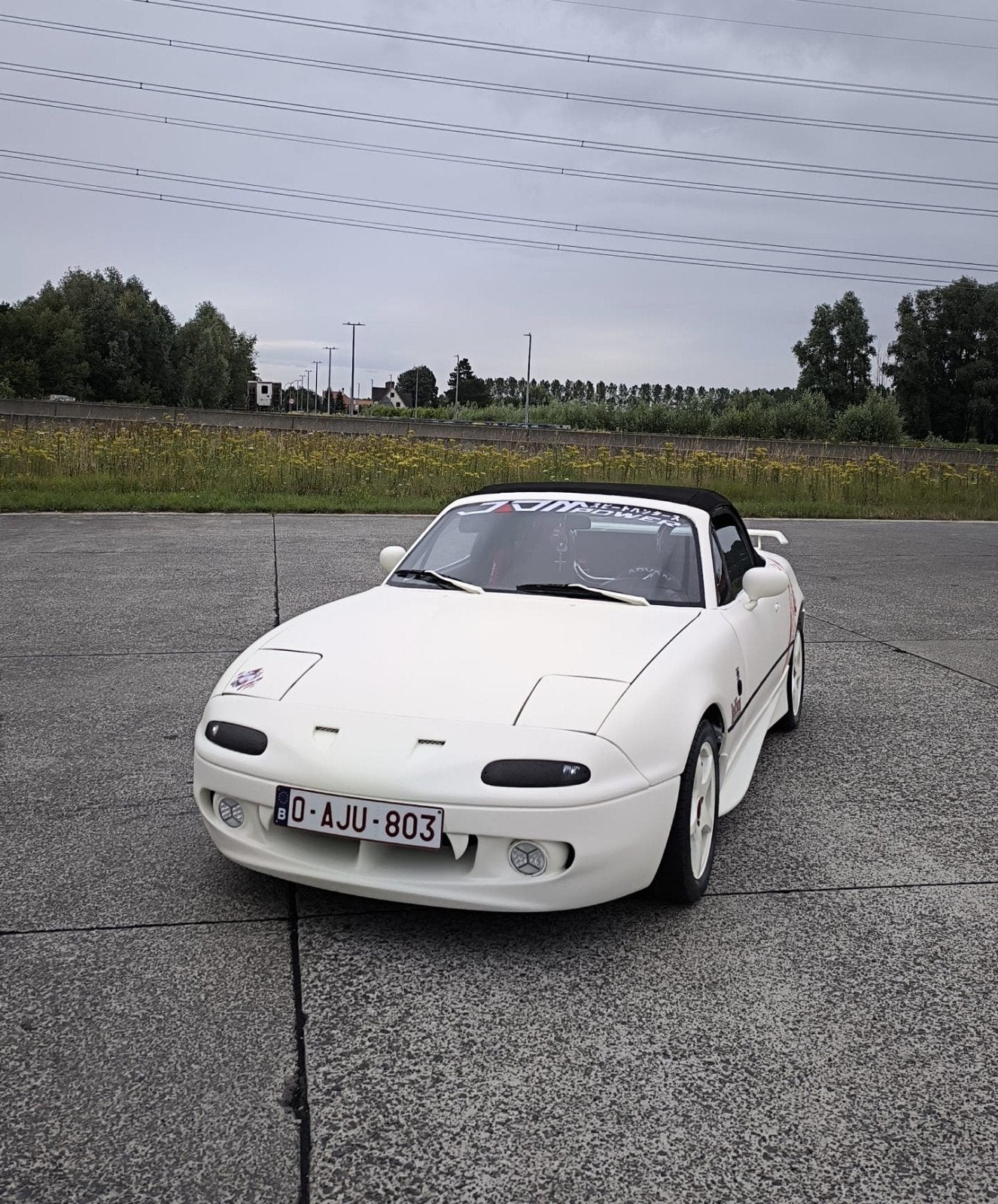 miata na, Auto's, Wit, Particulier, Mazda, Te koop