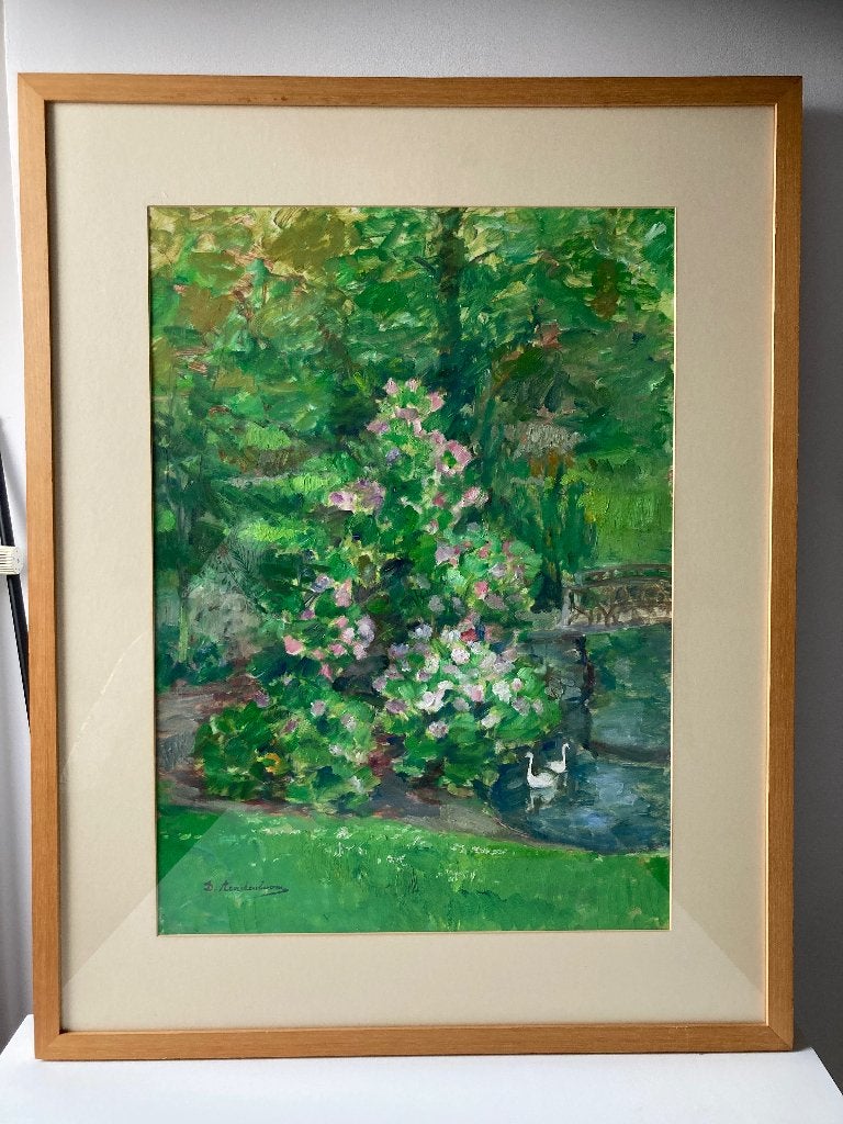 Massief houten kader van gespecialiseerde lijstenmaker, Ophalen, Schilderij, 74 cm, Hout