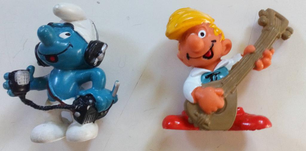 7 verschilliende Smurfen in nieuwstaat, Ophalen of Verzenden, Zo goed als nieuw, Poppetje, Figuurtje of Knuffel