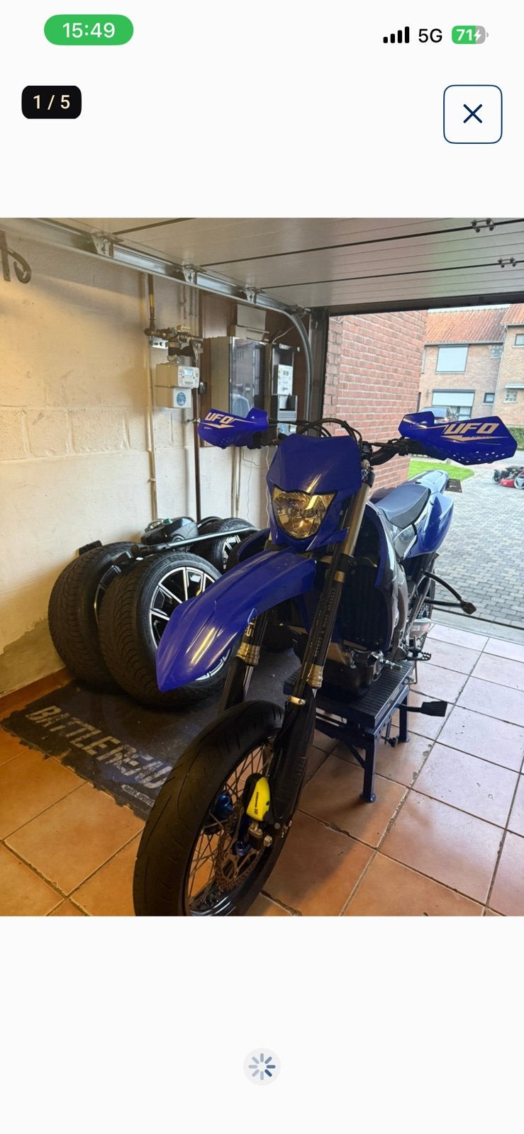 Yamaha WRF 450 Supermotard !!!kijk uit!!!, Ophalen, Zo goed als nieuw, Yamaha