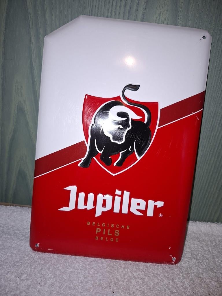 ijzeren reclame plaat Jupiler, Ophalen of Verzenden