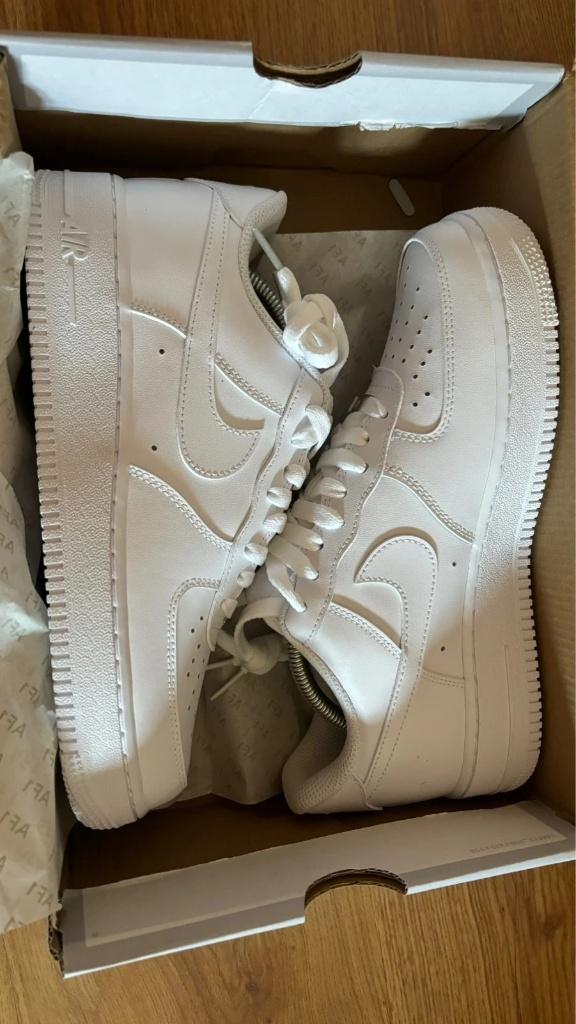 Nike Air Force 1 Wit Maat 44, Kleding | Heren, Schoenen, Verzenden, Wit, Nike, Nieuw