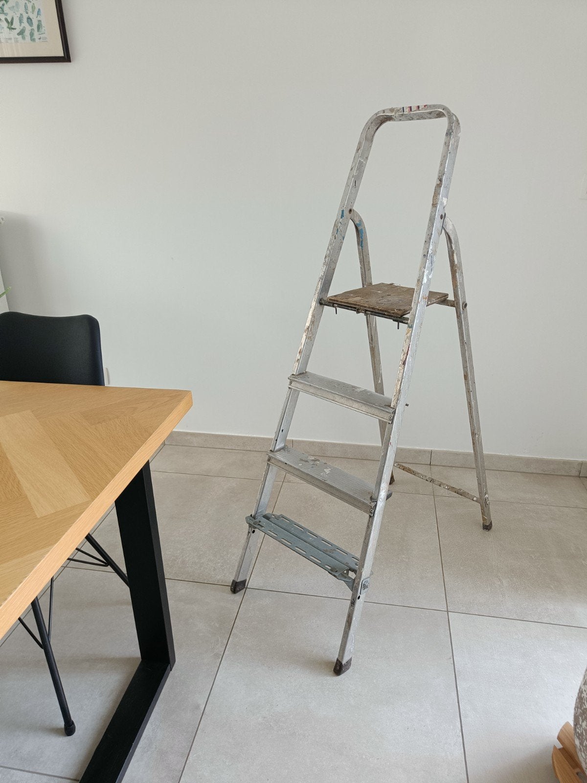 laddertje, Enlèvement, Échelle