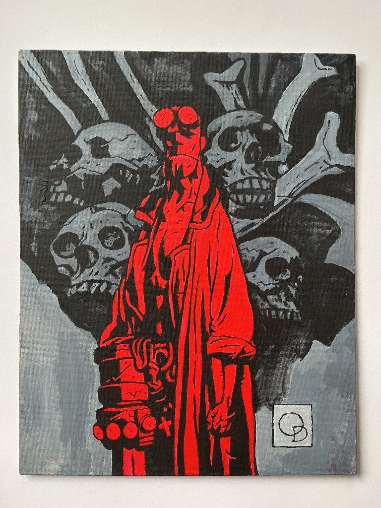 Hellboy - The Night Of The Four Skulls - Original Art - 2008, Neuf, Ophélia Darquez, Comics, Amérique