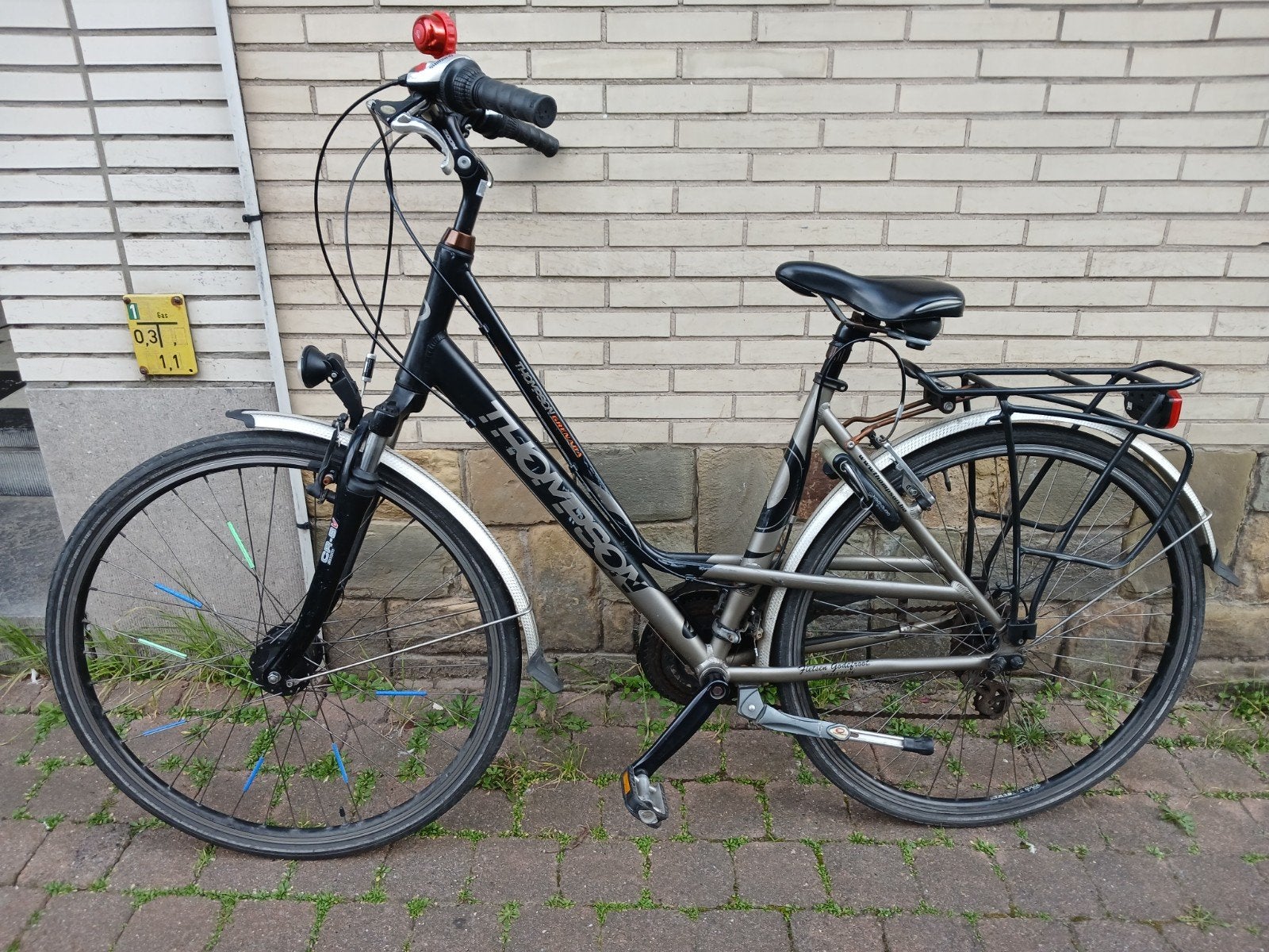 Damesfiets Thompson, Ophalen, Versnellingen