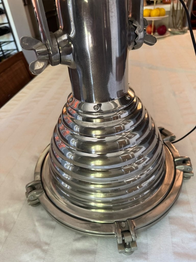 5x aluminium industrieel Nautische design hanglamp Eichholtz, Ophalen