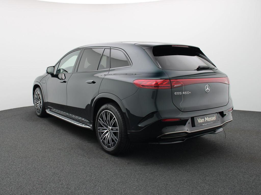 Mercedes-Benz EQS SUV 450+ AMG Line + NAPPA + PANO + HEAD UP, Auto's, Mercedes-Benz, Euro 5, Achterwielaandrijving, Gebruikt, Leder
