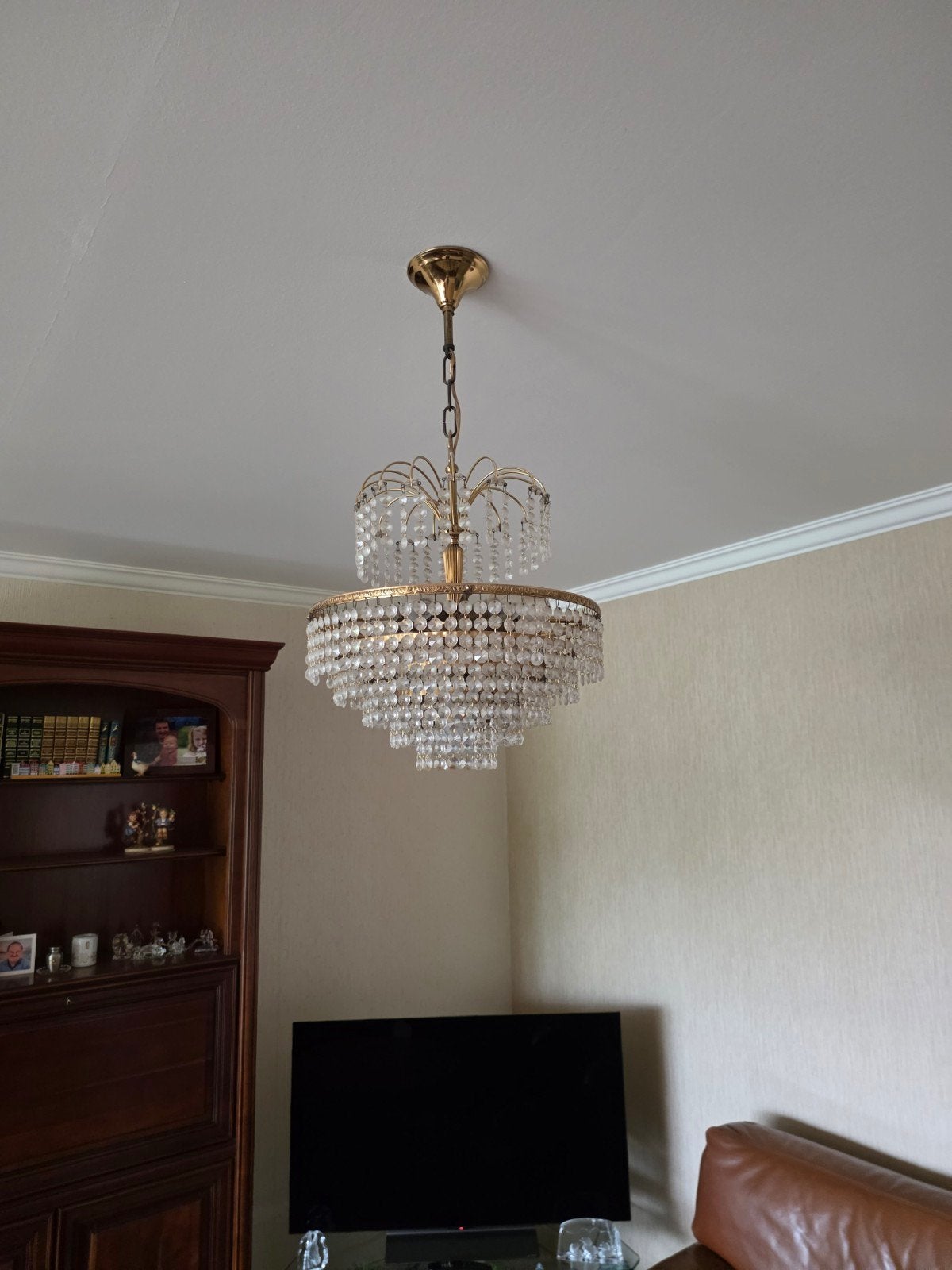 lustre en cristal, Enlèvement, Utilisé