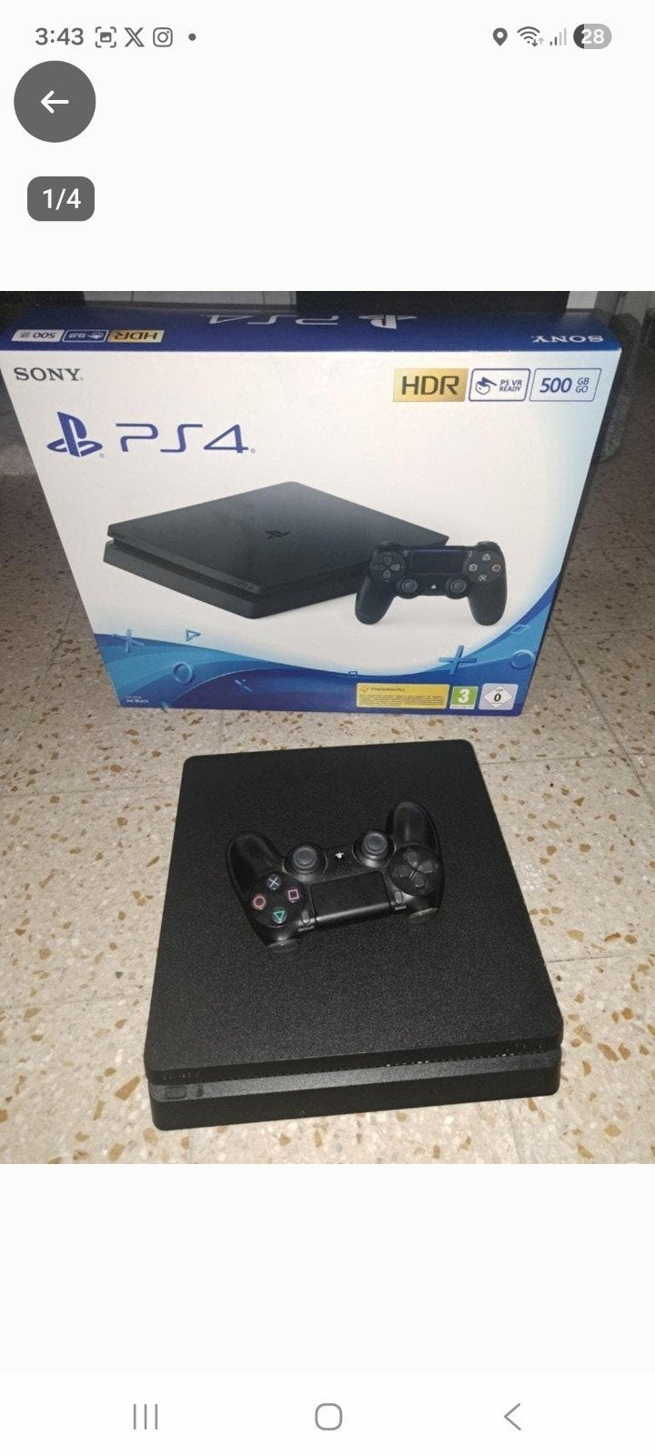 Sony PlayStation 4, Consoles de jeu & Jeux vidéo, Consoles de jeu | Sony PlayStation 4, Enlèvement, 500 GB, Slim