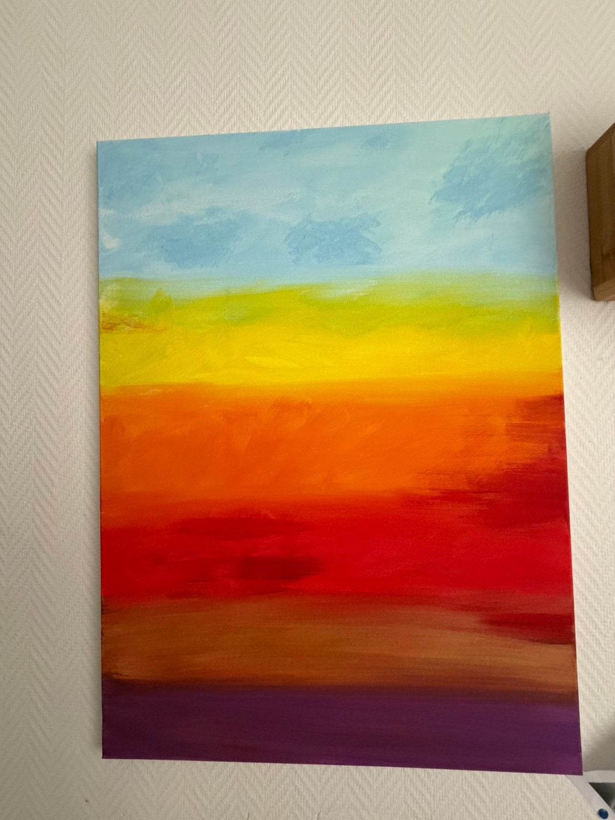 Abstract schilderij te koop, Antiek en Kunst, Kunst | Schilderijen | Abstract, Ophalen
